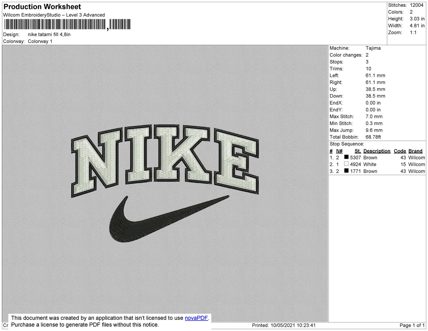 Nike Tatami Fill