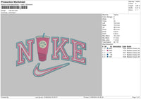 Nike Tea Embroidery File 6 sizes