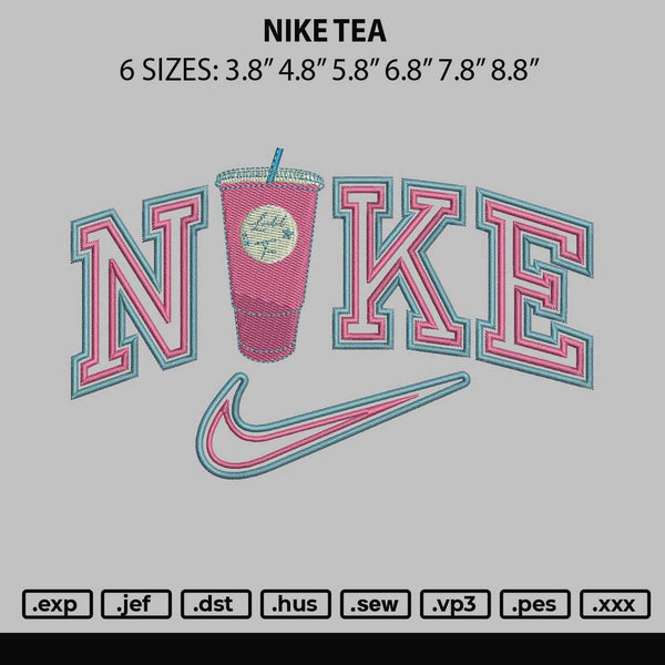 Nike Tea Embroidery File 6 sizes