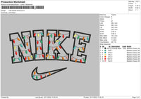 Nike Twinkle Lamp Embroidery File 6 sizes