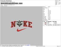 Nike Venom Embroidery File 4 size