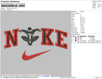 Nike Venom Embroidery File 4 size