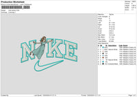 Nike Wendy Embroidery File 6 sizes