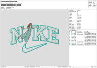Nike Wendy Embroidery File 6 sizes