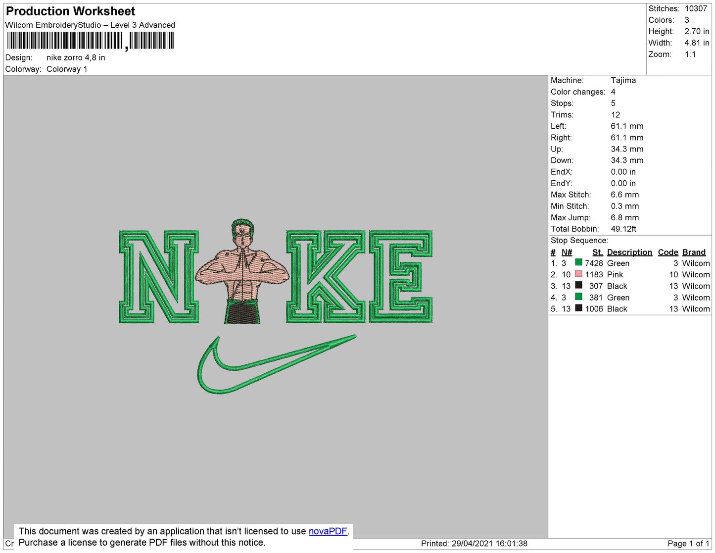 Nike Zorro