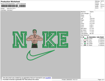Nike Zorro
