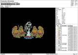 Turtles 2312 Embroidery File 6 sizes