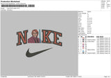 Nike Dart Embroidery File 6 sizes