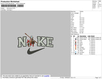 Nike Aang 002 Embroidery File 4 size