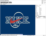 Nike Air V2 Embroidery File 5 size