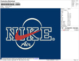 Nike Air V2 Embroidery File 5 size