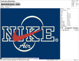 Nike Air V2 Embroidery File 5 size