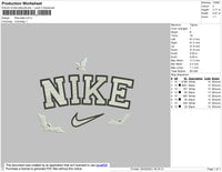 Nike Bats Embroidery File 4 size