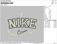 Nike Bats Embroidery File 4 size