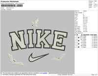 Nike Bats Embroidery File 4 size