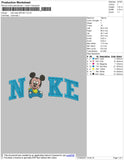 Nike Baby Mickey Embroidery File 4 size