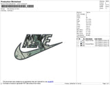 Nike Berserk Embroidery File 4 size