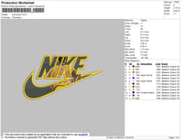 Nike Bryan Embroidery File 4 size
