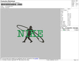 Nike Baseball Embroidery File 4 size