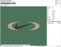 Nike Eclipse Embroidery File 4 size