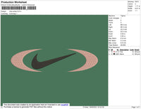 Nike Eclipse Embroidery File 4 size
