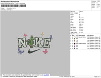 Nike Cactus Embroidery File 4 size