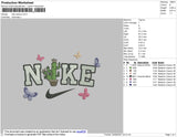Nike Cactus Embroidery File 4 size