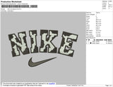 Nike Cow Black V2 Embroidery File 7 size