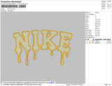 Nike Drip Embroidery File 4 size