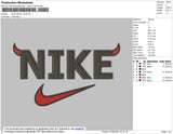 Nike Devil V2 Embroidery File 4 size
