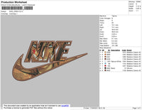 Nike Eren Titan Embroidery File 4 size