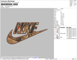 Nike Eren Titan Embroidery File 4 size