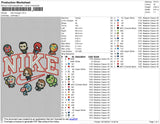 Nike Avenger Embroidery File 4 size