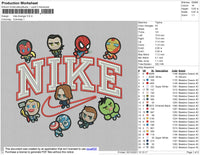Nike Avenger Embroidery File 4 size