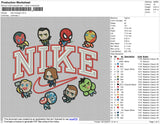 Nike Avenger Embroidery File 4 size
