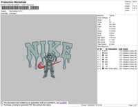 Nike Fulmeta Embroidery File 4 size