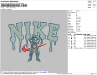 Nike Fulmeta Embroidery File 4 size