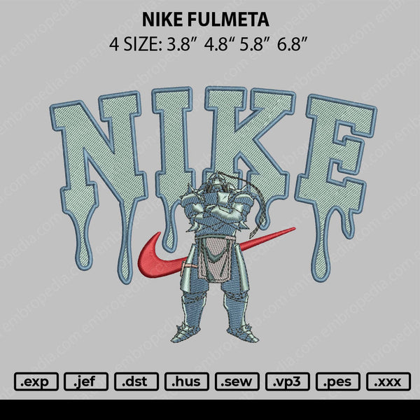 Nike Fulmeta Embroidery File 4 size