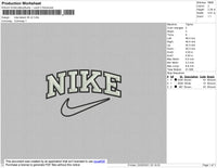 Nike Tatami Fill V2 Embroidery File 4 size