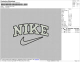 Nike Tatami Fill V2 Embroidery File 4 size