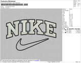 Nike Tatami Fill V2 Embroidery File 4 size