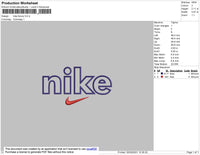 Nike Futura Embroidery File 4 size