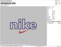 Nike Futura Embroidery File 4 size