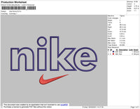Nike Futura Embroidery File 4 size