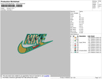Nike Gon Embroidery File 4 size