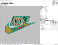 Nike Gon Embroidery File 4 size