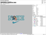 Nike Lilo And Stitch Embroidery File 4 size
