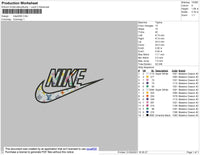 Nike Lvpattern Embroidery File 6 size