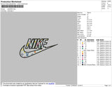 Nike Lvpattern Embroidery File 6 size
