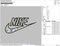 Nike Lvpattern Embroidery File 6 size